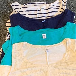 NOW 5 old navy luxe swing tanks
